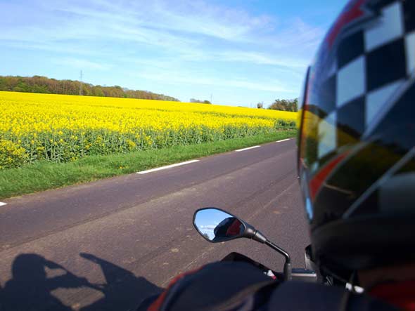 motorreis onderweg